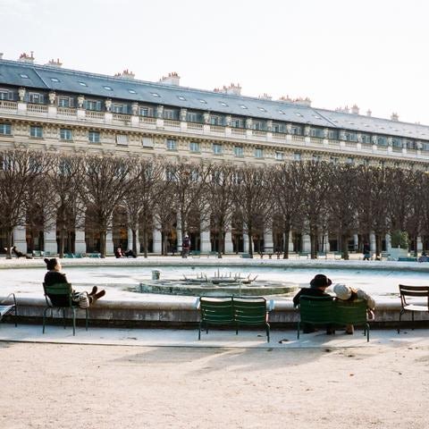 Parisians Enjoying Winter